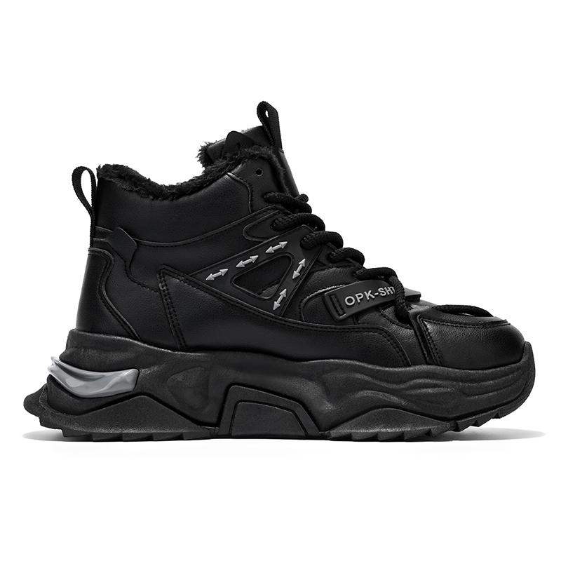 

Толстая подошва универсальные громоздкие кроссовки для мужчин новый тренд сетчатые шнурки дышащие повседневные спортивные туфли увеличенные мягкие подошвы 46