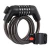 Fashion Folded Bike Lock Multifunction Zincs Alloys Bike Lock Student Bike Lock for Outdoor Lover