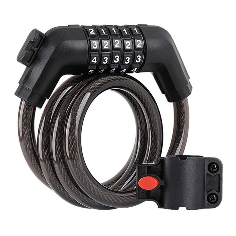 Fashion Folded Bike Lock Multifunction Zincs Alloys Bike Lock Student Bike Lock for Outdoor Lover