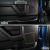 4pcs Car Door Speaker Frame Trim Decor Cover For 15-20 Ford F150 Wood Grain