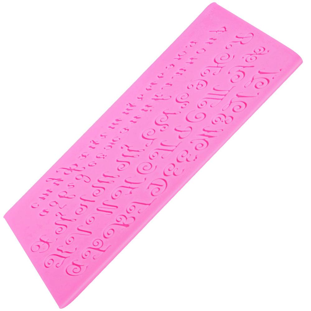 Sophronia M471 Russian Capital Lower Letter Silicone Molds Fondant Moulds Cake Decorating Cupcake Alphabets Forms Baking Tools