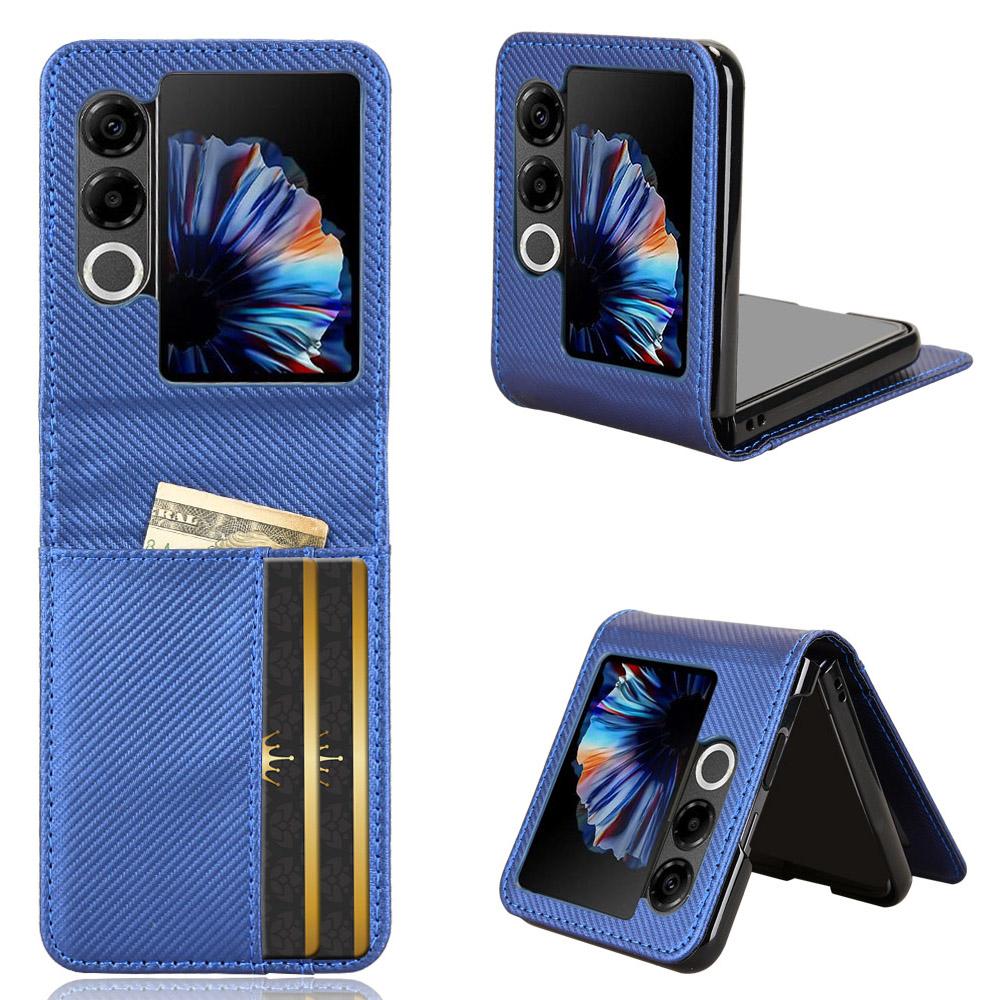 For ZTE nubia Flip2 5G Etui PU Lær+PC Kortholder Mobiltelefondeksel