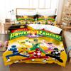1995 Mighty Morphin Bedding Set Single Twin Full Queen King Size Bed Set Aldult Kid Bedroom Duvetcover Set 3D