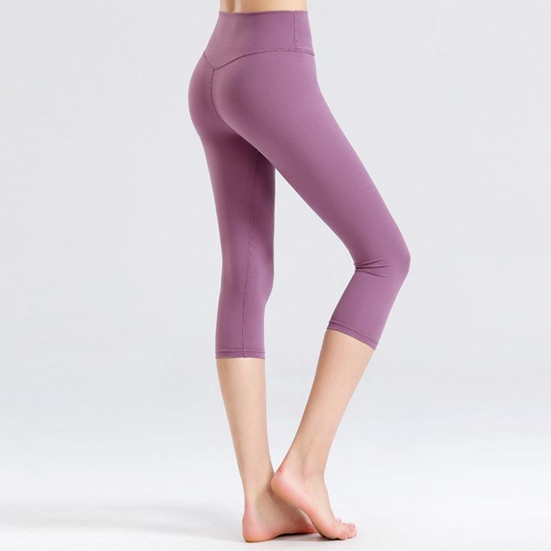 Nuovi Pantaloni da Yoga da Donna Pantaloni Sportivi da Donna a Vita Alta Sollevaglute Ad Asciugatura Rapida Pantaloni da Fitness Attillati Abbigliamento da Yoga Pantaloni a Sette Ottavi da Donna