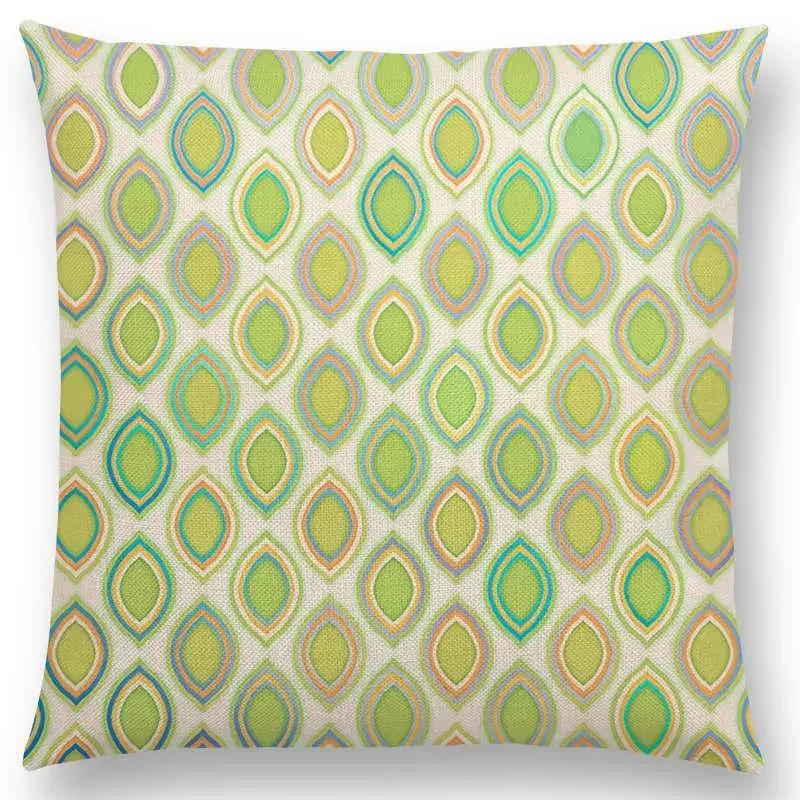 New Abstract Iridescent Stripes Bubbles Pastel Rainbow Geometric Painting Watercolor Sofa Throw Pillow Case Car Cushion Cover