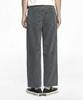 Deoseutoli Crop Wide Denim Pants (Dark Grey)