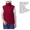 Women Winter Fall Vest Stand Collar Neck Protection Sleeveless Pure Color Zipper Closure Cardigan Thick Plush Soft Pockets Mid-aged Mother Waistcoat