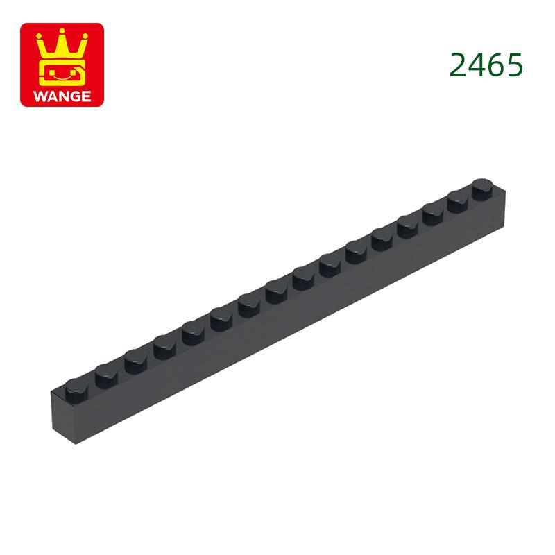 Non-Toxic 16Pcs/Lot 2465 1X16 Dots Thick Building Blocks Moc Classic Accessories Compatible Bricks Children Toys Gift Box