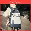Letter Pattern Fashionable Students Large Capacity Backpack With Pendant