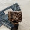 Stylish Women's Leopard Print Small Shoulder Bag For Autumn Winter Commute