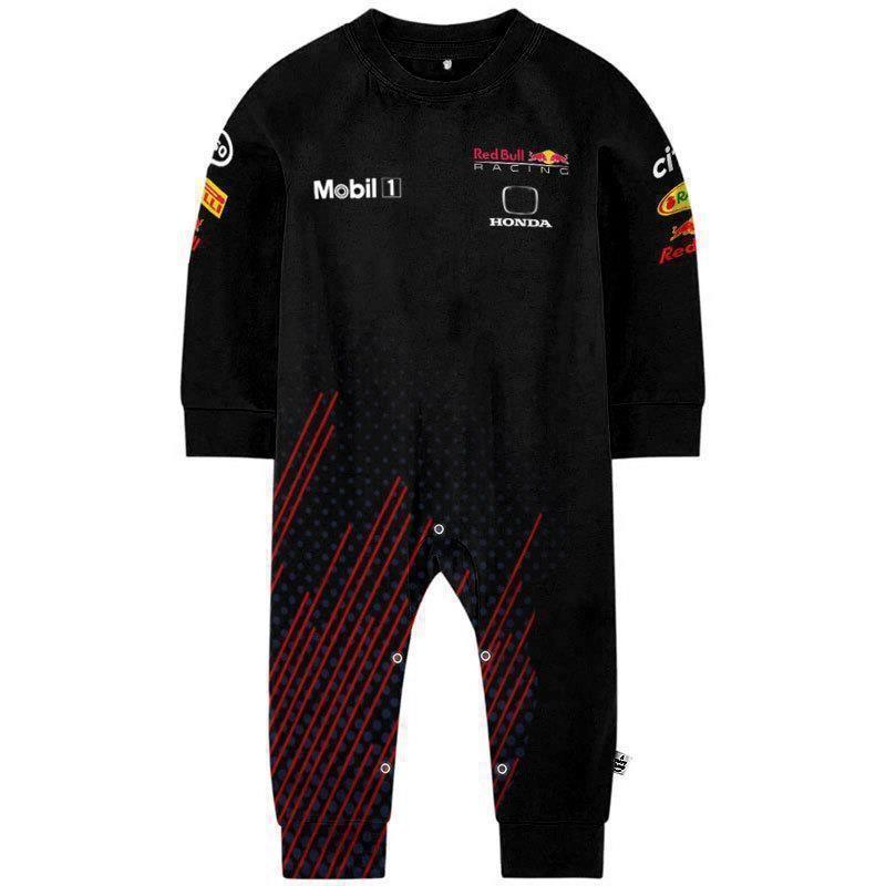 F1 Racing Enthusiast Children Crawling Costume Jumpsuit For Toddlers 1 To 3 Years