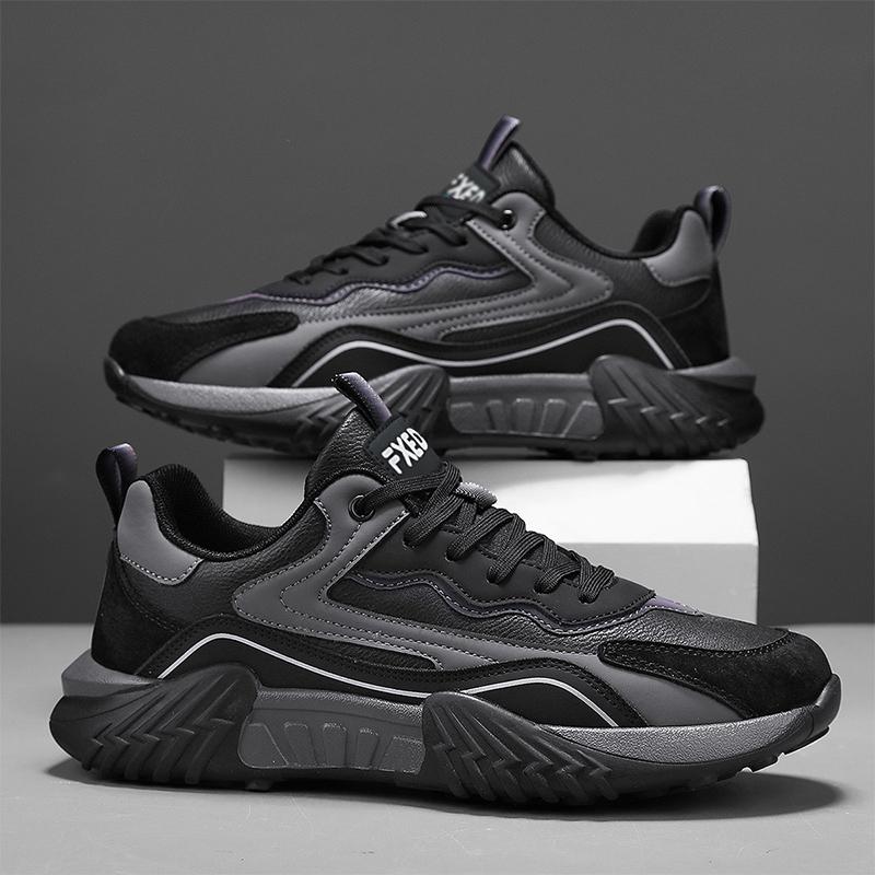 New Thick Soled Slow Running Breathable Outdoor Sports Odor Proof Shock Absorbent Fashion Work Shoes For Men Casual Sneakers