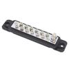 12 Terminal Waterproof Black Power Distribution Block Kit for Vehicles Tractors UTVs ATVs Trucks