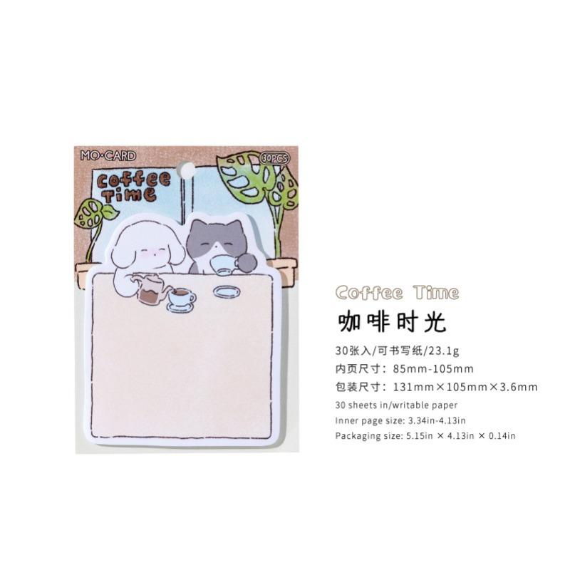 Cute Cat Life Theme Sticky Notes Memo Reminder Decoration Paper