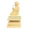 Kurita's Special Buddhist Statue [Priest and High Priest] Seated Statue of Saint Nichiren, 3.0 Inches (total Height 19cm, Width 15cm, Base Depth