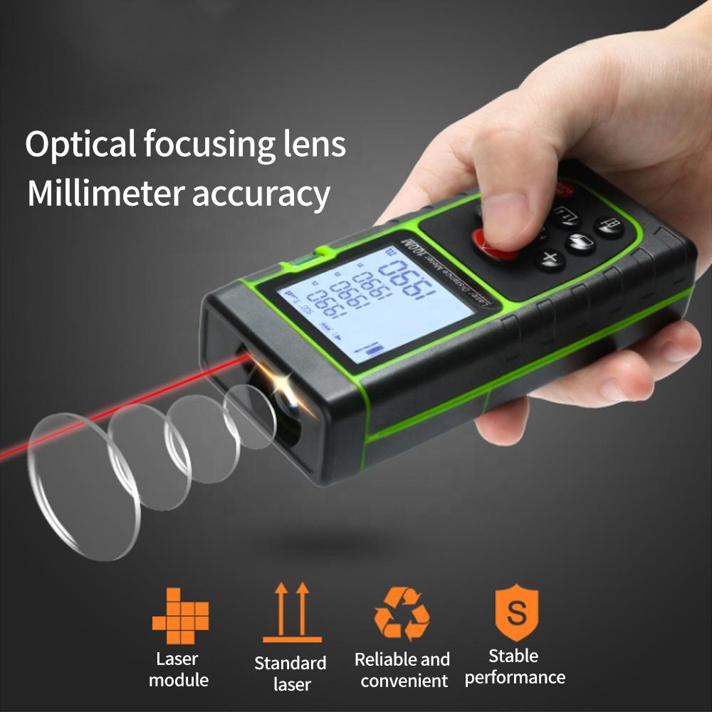 Laser Distance Meter 40M 60M 80M 100M Laser Rangefinder Trena Laser Tape Range Finder Build Measure Device Ruler Test Tool