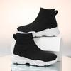 Children's fly-woven sneakers 2025 new boys and girls breathable mesh lightweight non-slip one-pedal socks shoes
