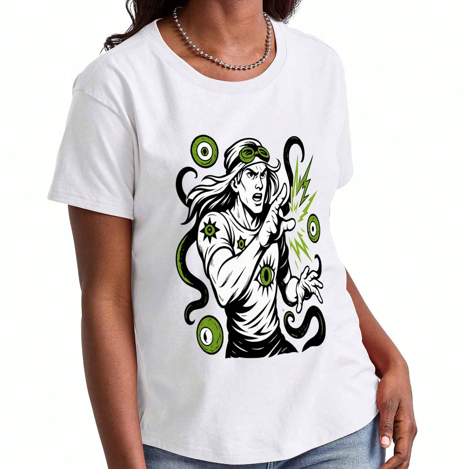 Witch s Brew Salem MA Ladies Cotton T Shirt,Pure Cotton Premium Printing, Durable, Casual Fashion. Magically Brewed Coffee Co, Est 1692 Graphic T Shir S разноцветный
