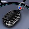 Abs Carbon Fiber Style Car Key Case Cover For Hyundai Solaris Creta Ix25 Kona Tucson Santa Fe Sonata Elantra Ix35 I20 Hb20 Ix45
