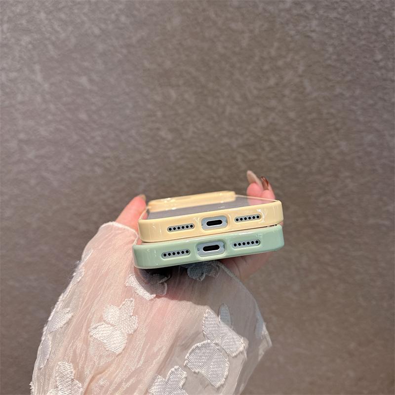 Dopamine Candy Color Transparent Acrylic Hard Phone Case Fo iPhone 17 Air 16 15 14 Plus 13 12 11 Pro Max Clear Shockproof Cover