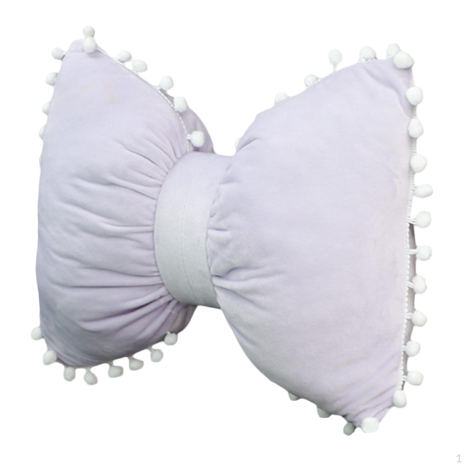 

Подушка-бабочка для подголовника автомобиля, мягкая, удобная подушка для шеи и сиденья для спальни в помещении фиолетовый