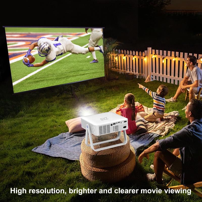 Mini 720P Projector Factory 220ANSI Lumens Wireless WiFi 5G Beamer Movie Home Smart Stand Rotate Projector