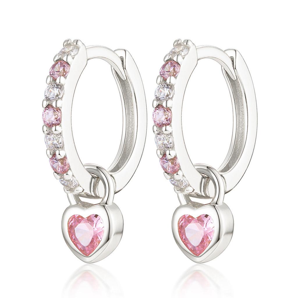 Earrings Gifts for Mom New 925 Silver Bowknot Cherry Stud Earring Butterfly Bee Drop Earring For Woman Jewelry