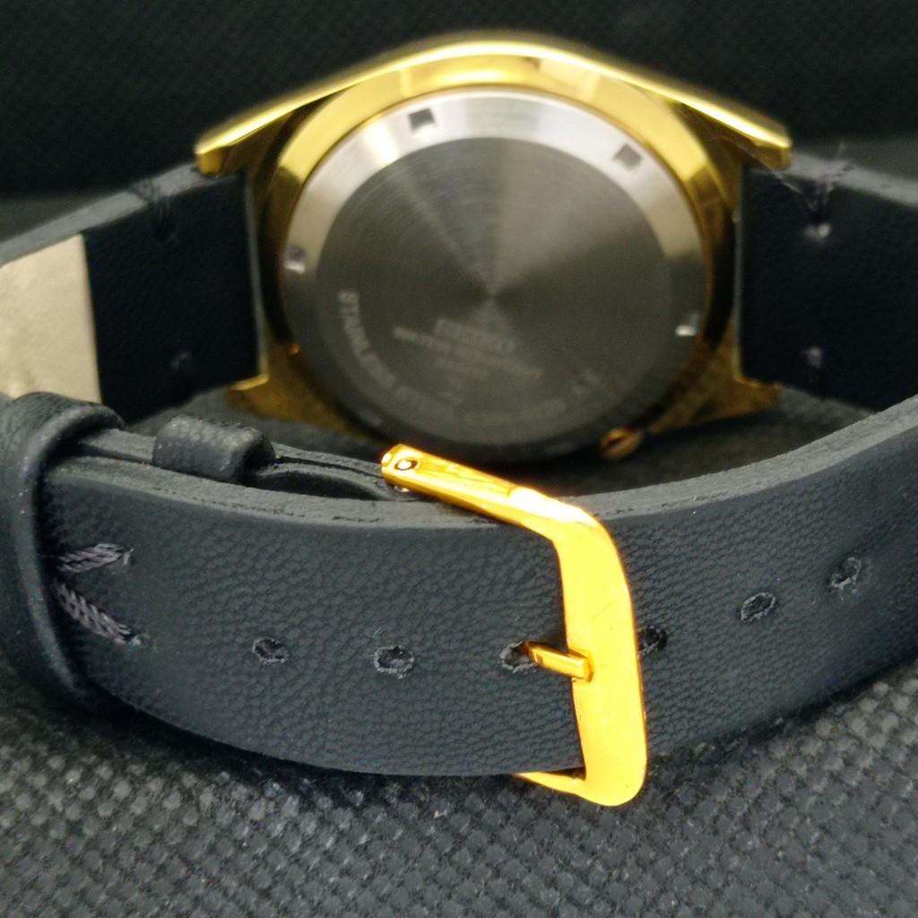 REFURBISHED VINTAGE SEIKO 5 AUTO 6309A JAPAN MENS DAY/DATE BLACK WATCH A309512-9 Seiko-a309512-1