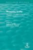 The Measuring Quality: Education Indicators : United Kingdom and International Perspectives Book