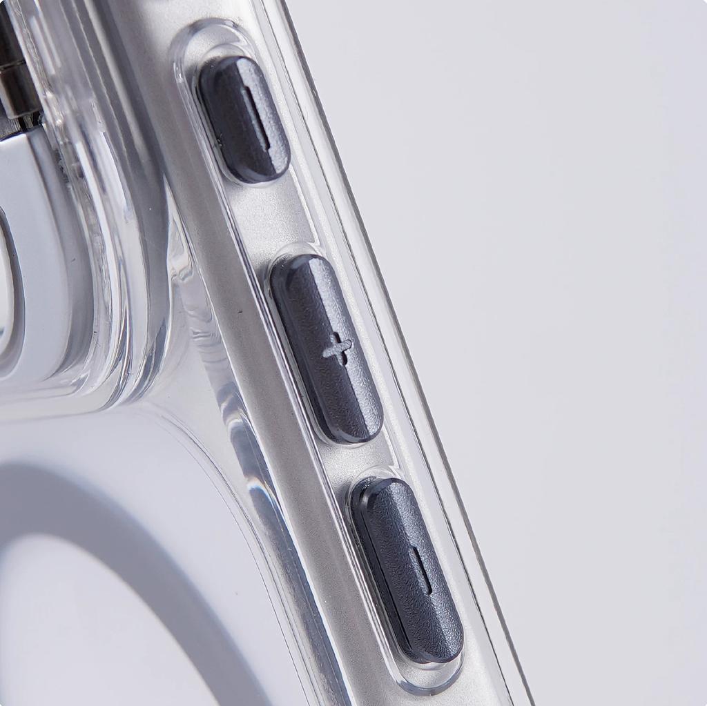 Invisible Alloy Lens Stand Magnetic Armor Case For iPhone 17 Air 16 15 14 Plus 13 12 Pro Max Magsafe Anti-Slip Transparent Cover