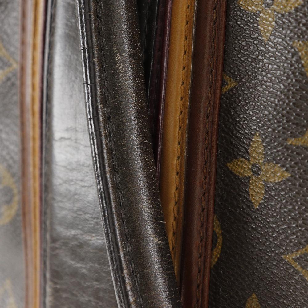 Louis Vuitton Porto Document Vertical Handbag M95529 Monogram Bekia Brown Monogram Canvas Mens Used