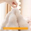 Winter Thicken Rabbit Plush Sofa Covers Super Soft Sofa Towel Cover Non -Slip Couch Slipcover Sofa Towel For Living Room Decor
