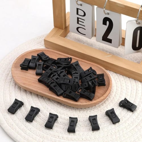 FRGMNT 50-Piece Multi-Purpose Sock Clips for Washing Machines and Dryers