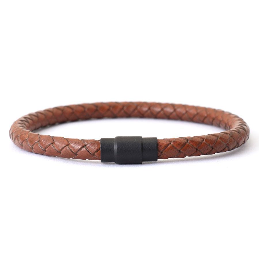 Noter Mens Leather Bracelet Bangle Black Magnet Buckle Matching Stackable Braslet Leisure Accessories Pulsera Hombre Jewelry