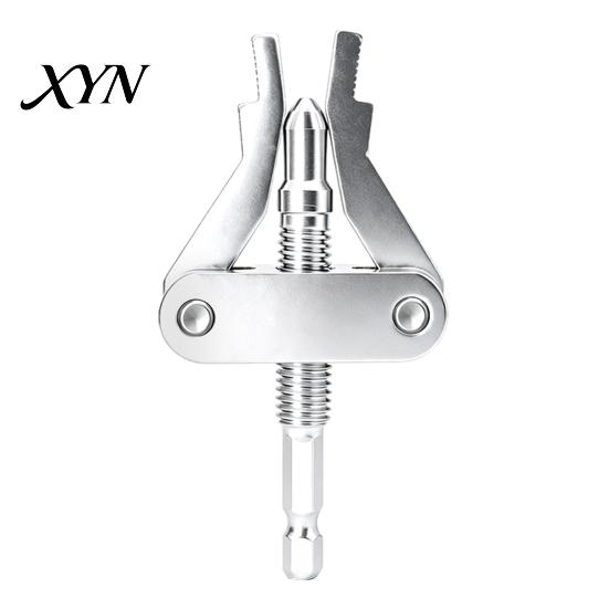 Plumbing Maintenance Tool Broken Pipe Extractor for 1/2 3/4 And 1 Inch Pipes, Hardened Steel Damaged Repair Thread Remover with 1/4 Hex Shank