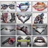 Street Graffiti Abstract Wall Art Poster Sneakers Gestures Love Hearts Lips Pop Mural Modern Home Decor Canvas Pictures Prints