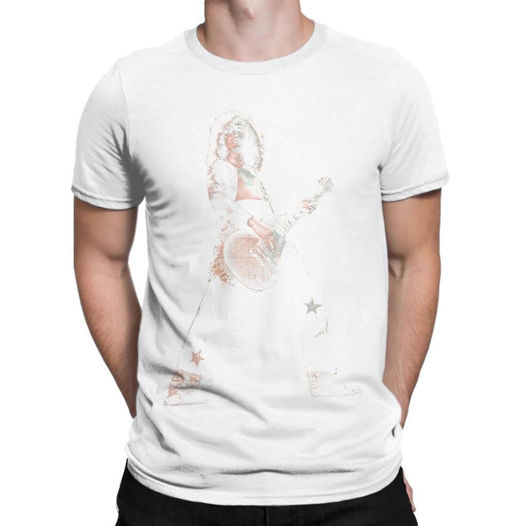 Bílé tričko Jimmy Page Funny Graphic 100% bavlna Trička Jimmy Page Topy pro Unisex