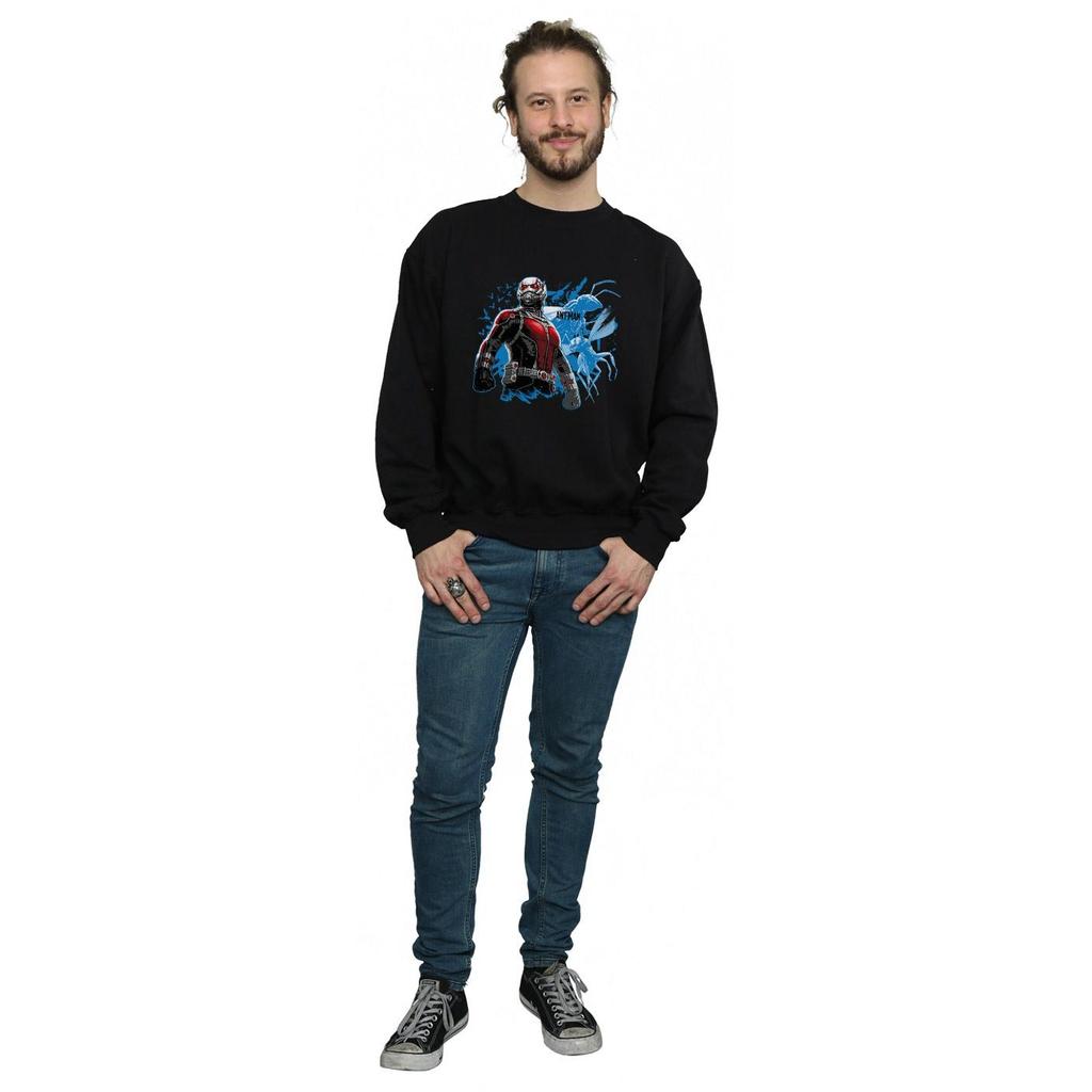 Ant-Man Herr Stående Bomull Sweatshirt