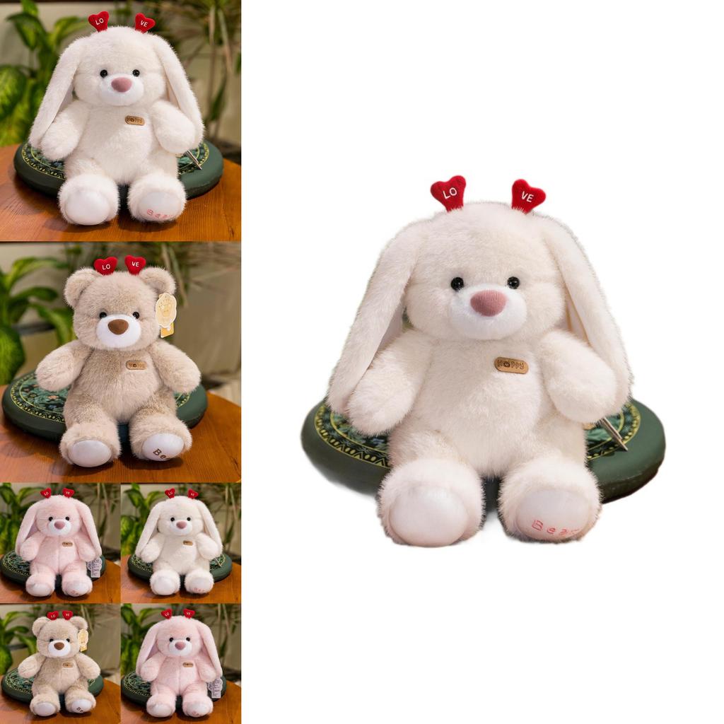 Liebe Plüschhase Stofftierpuppe Mit Weicher Pp-Baumwolle Für Babygeschenk