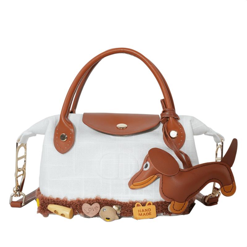 

DIOR Bag [Customized Cosmetic Bag] Mocha Lele is simple, niche and high-end, trendy, commuting, exquisite, fashionable, versatile, cute, polyester белый