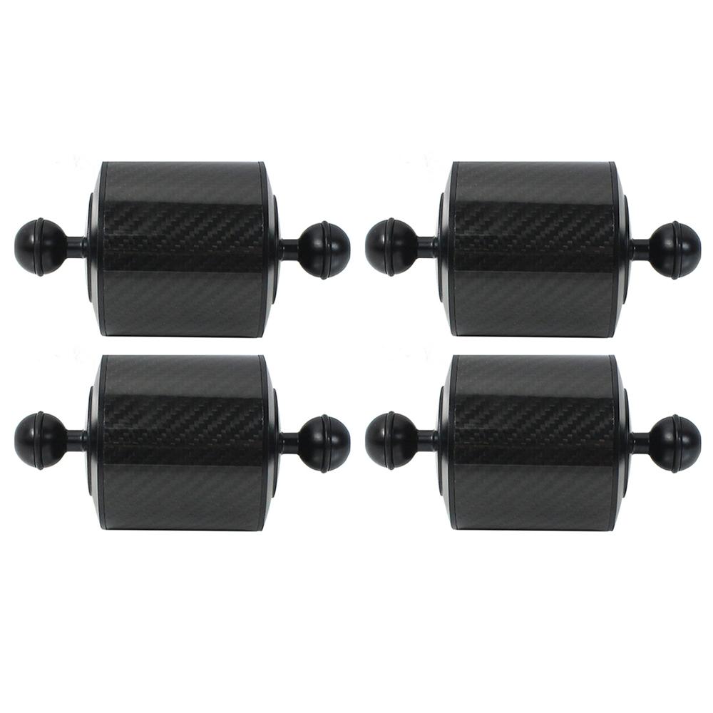 XT-XINTE Underwater Diving Tray Carbon Fiber Float Buoyancy Aquatic Arm D80mm Dual Ball Floating Arm Diving Camera