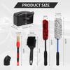 5 Pack Car Wheel Cleaner Brush Kit, Microfiber Cleaning Brush for Tire & Rim, Bendable & Durable, Detailing Brush Set for Cars, Trucks, Suvs &