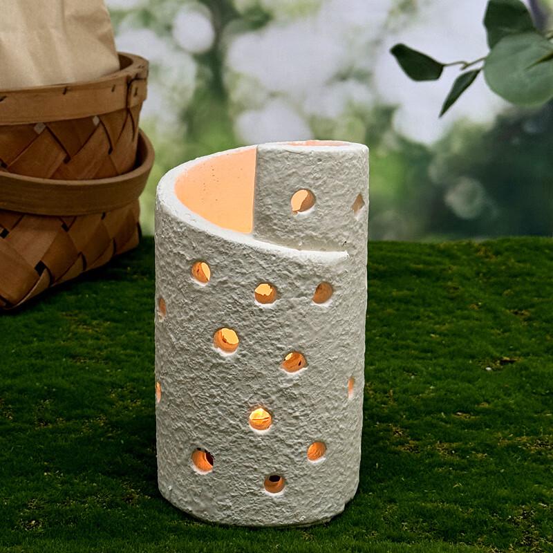 Cement Hollow Desktop Flameless Aromatherapy Holder