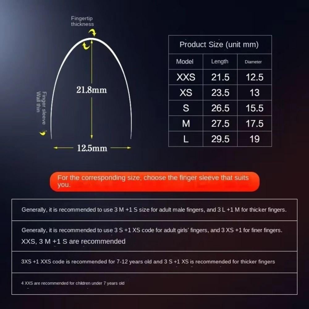 Ultra-thin Guitar Fingertip Protector Transparent Finger Protection Durable Finger Guard Cover