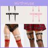 Ladies Punk Style Leg Ring With Metal Leather Y2k Fetish Garters For Wear Party