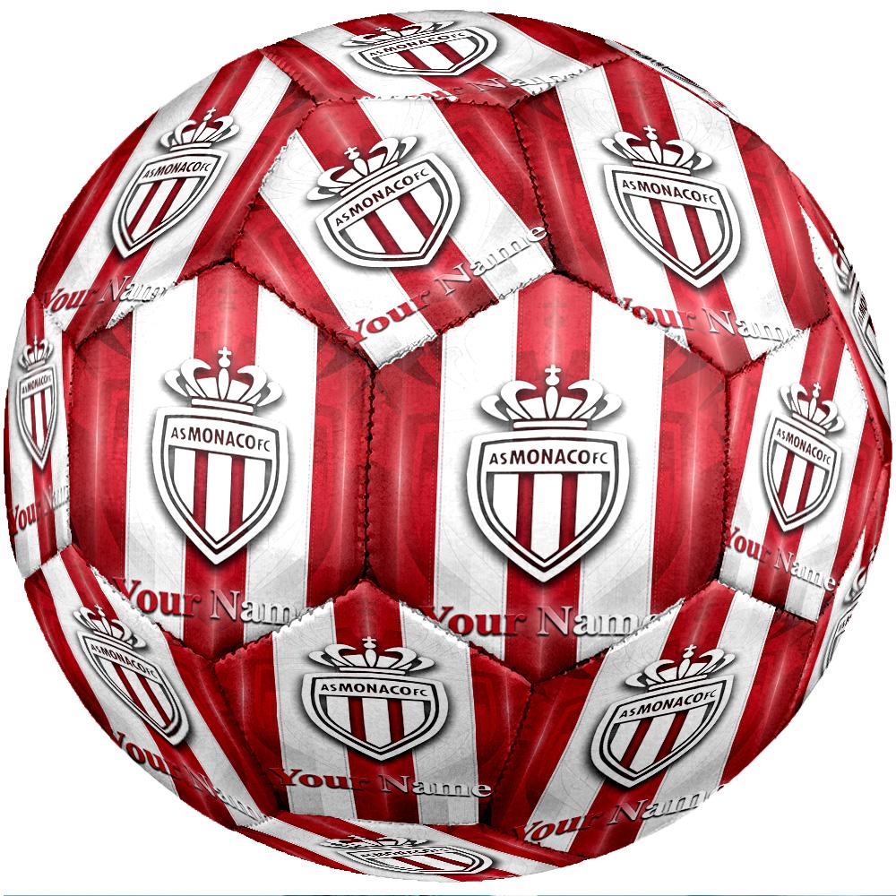 Monaco FC Fashion Size 5 Football Wearproof Non‑Slip Soccer Ball For Sports Training Entertainment Use