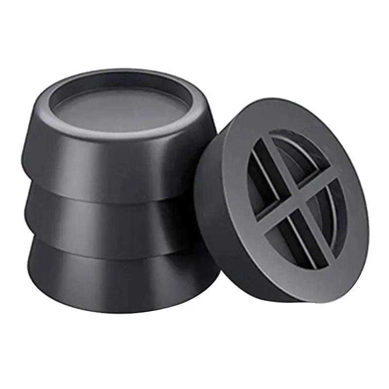 4 Stück Anti-Vibration-Pads für Waschmaschinenfüße, rutschfeste Gummimatte, stoßfestes Pad für Kühlschrankböden und Möbel