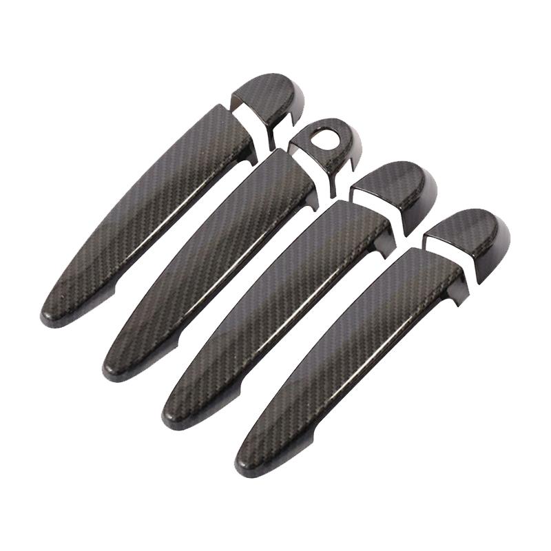 Car 8 ks Carbon Fiber Look Vnější kryty klik dveří pro BMW řady 1 E87 F20 F21 2007- X1 E84 2012-2015