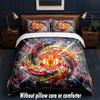 Manchester United Diseño Juego de Cama Ropa de Cama 1 Funda Nórdica + 2 Fundas de Almohada Suave Transpirable Ropa de Cama para el Hogar