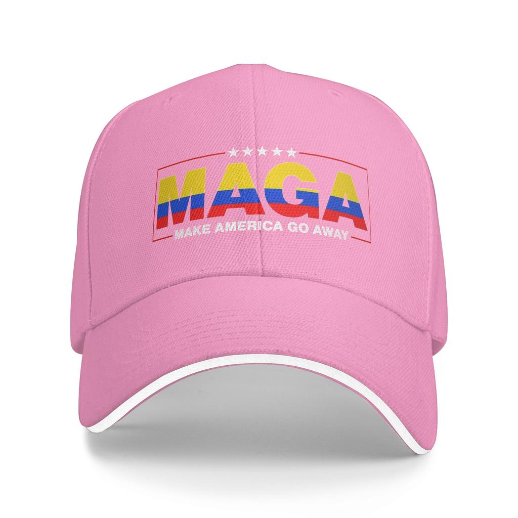 MAGA Make America Go Away Colombia Patriotic Flag Women Unisex Baseball Cap Casual Outdoor Cap  2026 Sports Hats Spring Sun Hat